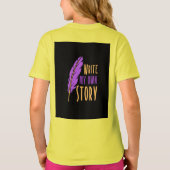 Schrijf mijn eigen verhaal t-shirt (Achterkant)