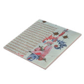 Schrijf of chronicler, mogelijk een zelfportret va tegeltje (Zijkant)