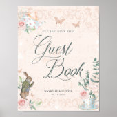 Schrijf ons Guestbook in | Ontkoppeling van Alice Poster (Voorkant)