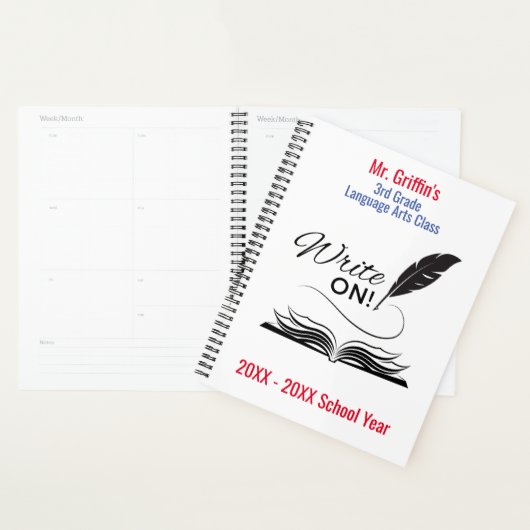 Schrijf op! | Gepersonaliseerde platenservice voor Planner (Display)