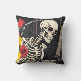 Schrijf, rust, herhaal: het skeletkussen kussen