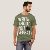 Schrijf Shoot uitgeef Herhaal de Uitrusting van de T-shirt (Voorkant volledig)