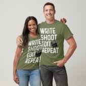Schrijf Shoot uitgeef Herhaal de Uitrusting van de T-shirt (Unisex)