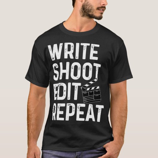 Schrijf Shoot uitgeef Herhaal de Uitrusting van de T-shirt (Voorkant)