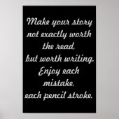 Schrijf uw eigen artikel 13x19 Poster (Voorkant)