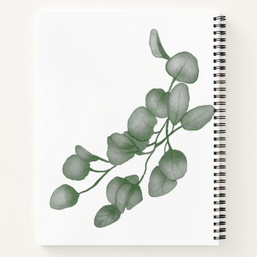 Schrijf uw erfenis: Custom Branded Spiral Notitieb Notitieboek (Achterkant)