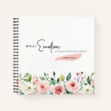 Schrijf Uw Notitieboek Emoties neer