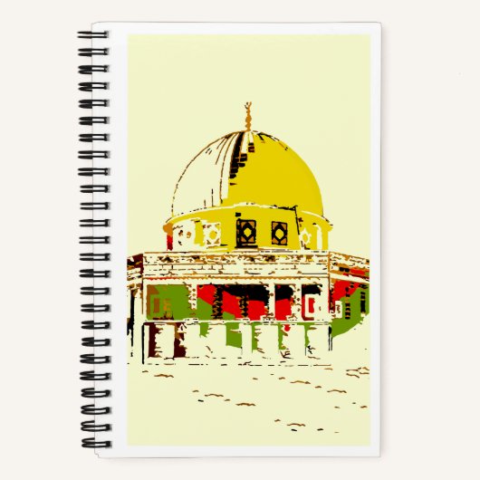 Schrijf uw reis: Dome of the Rock Notitieboek (Voorkant)