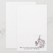 Schrijf van Chipmunk Briefpapier (Voorkant / Achterkant)