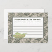 Schrijfbaar advies Kaart ARMY ACU Camoflauge Digit (Voorkant / Achterkant)