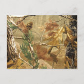 Schrijfbaar advies Kaart Hunters Camoflouge Camo O (Achterkant)