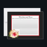 Schrijfbaar Advies Kaart Kleurrijke Lotus Bloem zw<br><div class="desc">Deze schattige schrijfbare advieskaarten zijn een perfecte aanvulling op elke bruiloft. Geef deze kaarten gewoon door aan uw gasten, samen met de mooie puntige Sharpie pennen. Uw gasten kunnen dan om het even welk advies opschrijven zij voor de nieuwe bruid en groom hebben. Deze worden afgedrukt met een formaat van...</div>