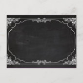Schrijfbaar advies Kaart Modern Chalkboard (Achterkant)