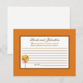 Schrijfbaar advies Kaart Modern najaar Herfst stru (Voorkant / Achterkant)