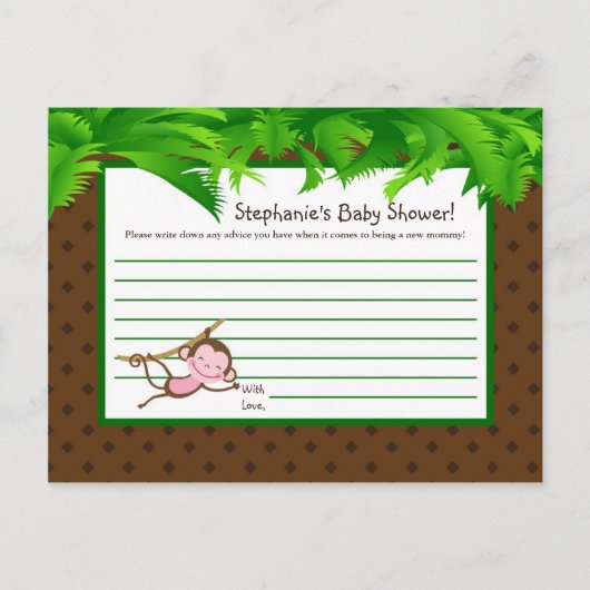 Schrijfbaar advies Kaart MonkeySwing Oerwoud Safar (Voorkant)