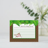 Schrijfbaar advies Kaart MonkeySwing Oerwoud Safar (Staand voorkant)