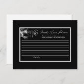 Schrijfbaar advies Kaart Sweet 16 Silver Black (Voorkant / Achterkant)