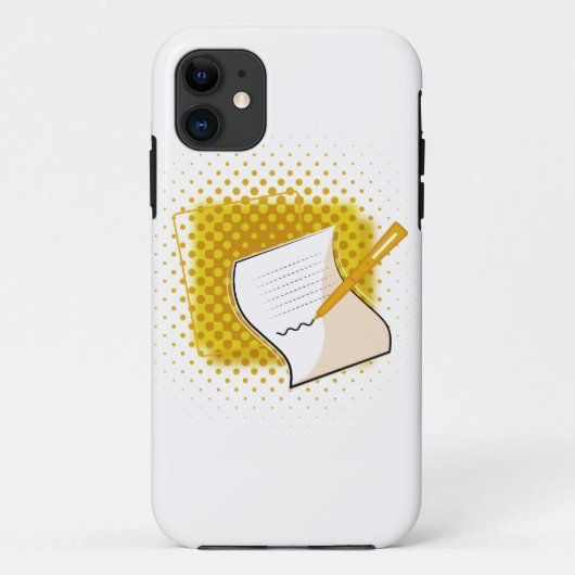 Schrijfbalk Case-Mate iPhone Case (Achterkant)