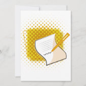 Schrijfbalk Kaart (Voorkant)