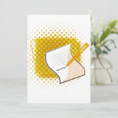 Schrijfbalk Kaart (Staand voorkant)