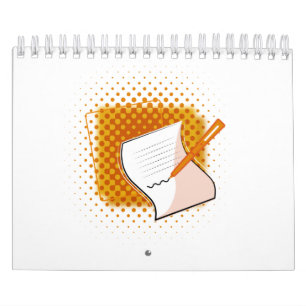 Schrijfbalk Kalender