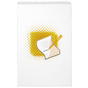 Schrijfbalk Kalender