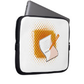 Schrijfbalk Laptop Sleeve (Voorkant Rechts)