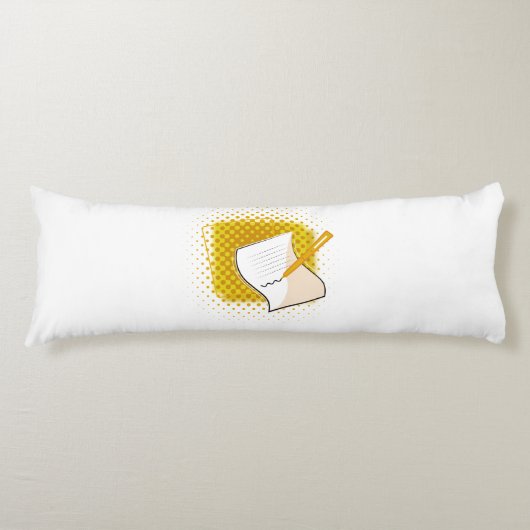 Schrijfbalk Lichaamskussen (Voorkant)