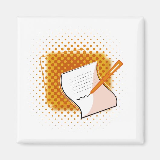 Schrijfbalk Magneet (Voorkant)