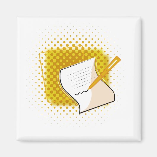 Schrijfbalk Magneet (Voorkant)