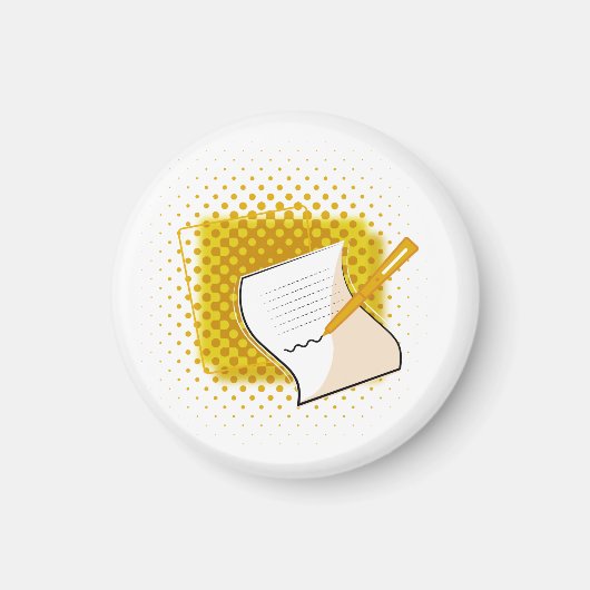 Schrijfbalk Magneet (Voorkant)