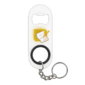 Schrijfbalk Mini Flessenopener (Achterkant)