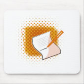 Schrijfbalk Muismat (Voorkant)