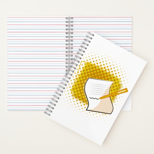 Schrijfbalk Notitieboek (Binnen)