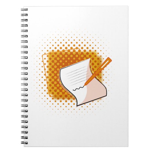 Schrijfbalk Notitieboek (Voorkant)
