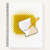 Schrijfbalk Notitieboek (Voorkant)