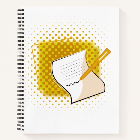 Schrijfbalk Notitieboek (Voorkant)