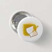 Schrijfbalk Ronde Button 3,2 Cm (Voorkant /achterkant)