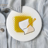 Schrijfbalk Ronde Button 6,0 Cm (In situ)