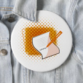 Schrijfbalk Ronde Button 6,0 Cm (In situ)