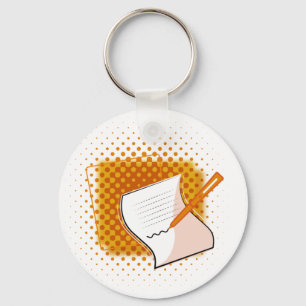 Schrijfbalk Sleutelhanger
