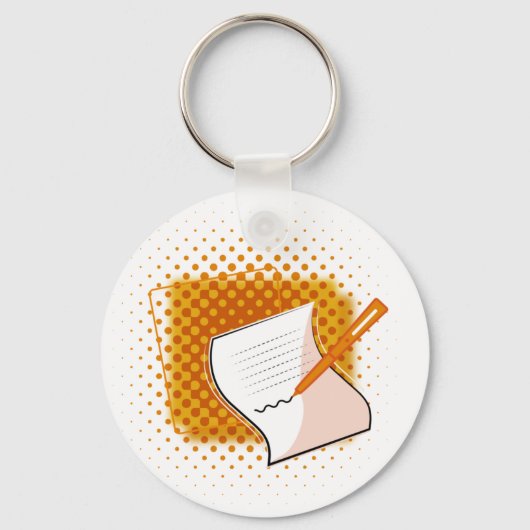 Schrijfbalk Sleutelhanger (Voorkant)