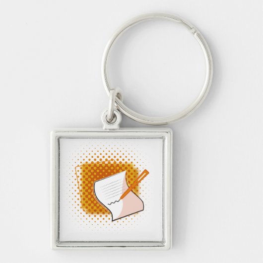 Schrijfbalk Sleutelhanger (Voorkant)