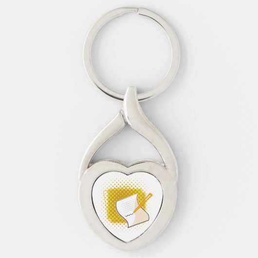 Schrijfbalk Sleutelhanger (Voorkant)