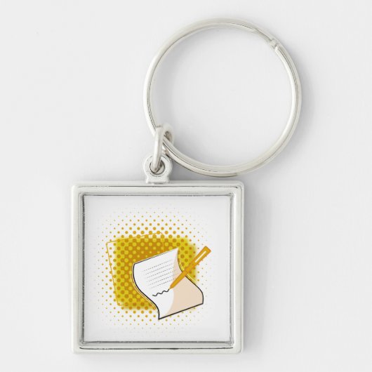 Schrijfbalk Sleutelhanger (Voorkant)