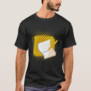 Schrijfbalk T-shirt