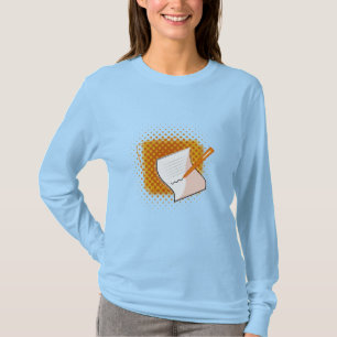 Schrijfbalk T-shirt