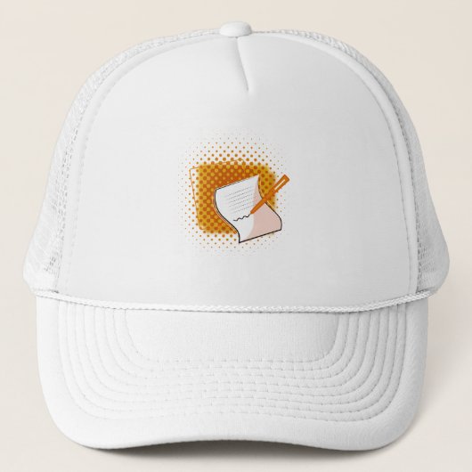 Schrijfbalk Trucker Pet (Voorkant)