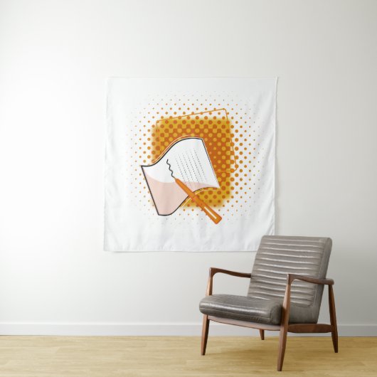 Schrijfbalk Wandkleed (In Situ (horizontaal))