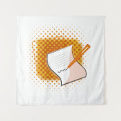 Schrijfbalk Wandkleed (Voorkant)